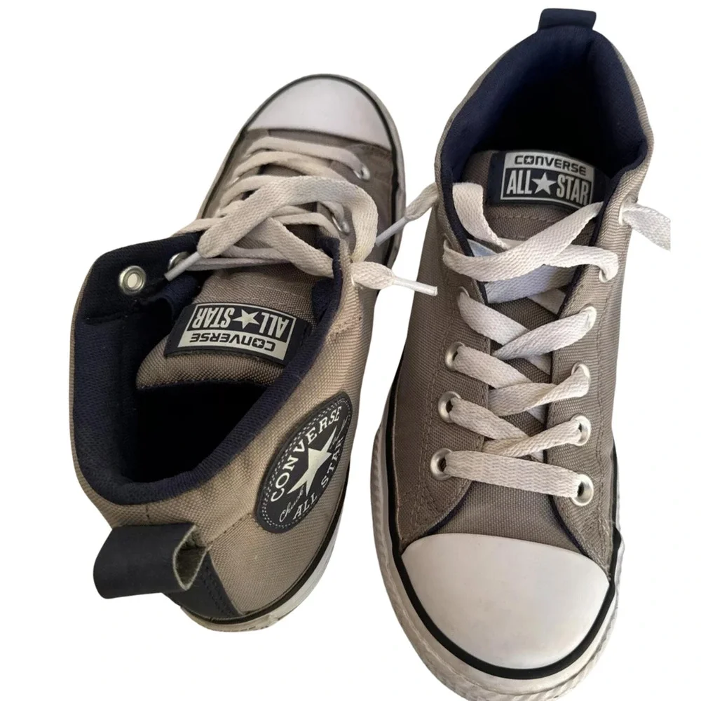 Converse Junior Shoes Size 5 Sneaker All Star Chuck Taylor Grey Blue Low top